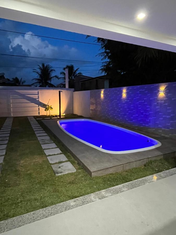 Casa Com Piscina Em Coroa Vermelha Santa Cruz Cabrália Esterno foto