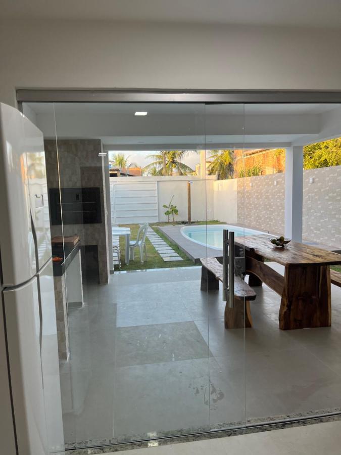 Casa Com Piscina Em Coroa Vermelha Santa Cruz Cabrália Esterno foto