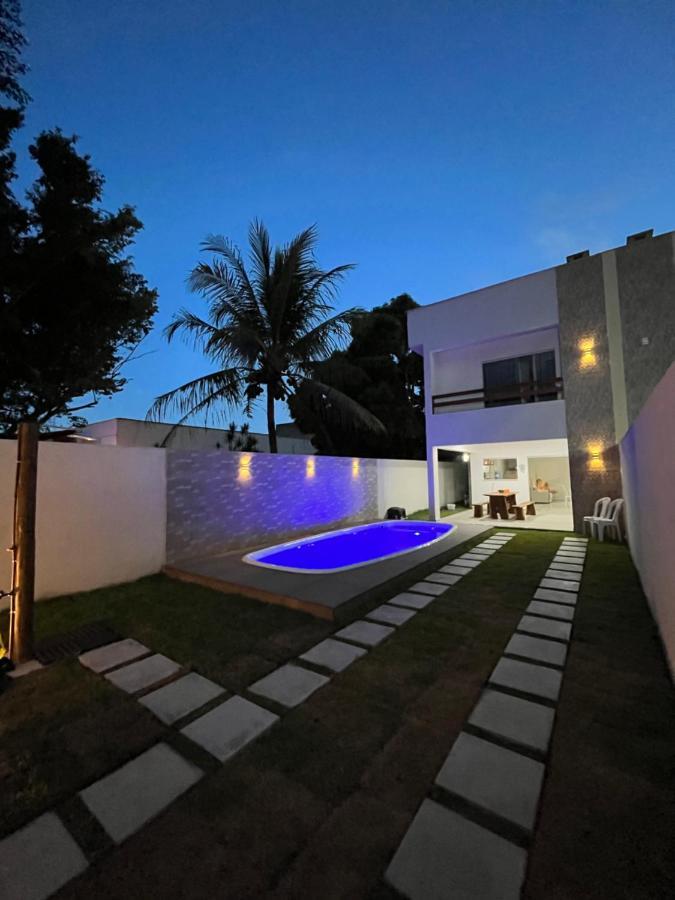 Casa Com Piscina Em Coroa Vermelha Santa Cruz Cabrália Esterno foto